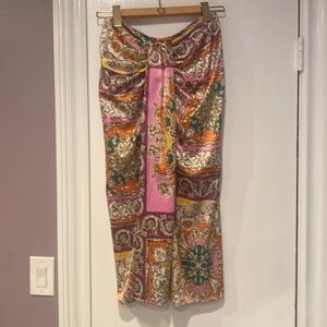 NWOT Mango Satin Skirt